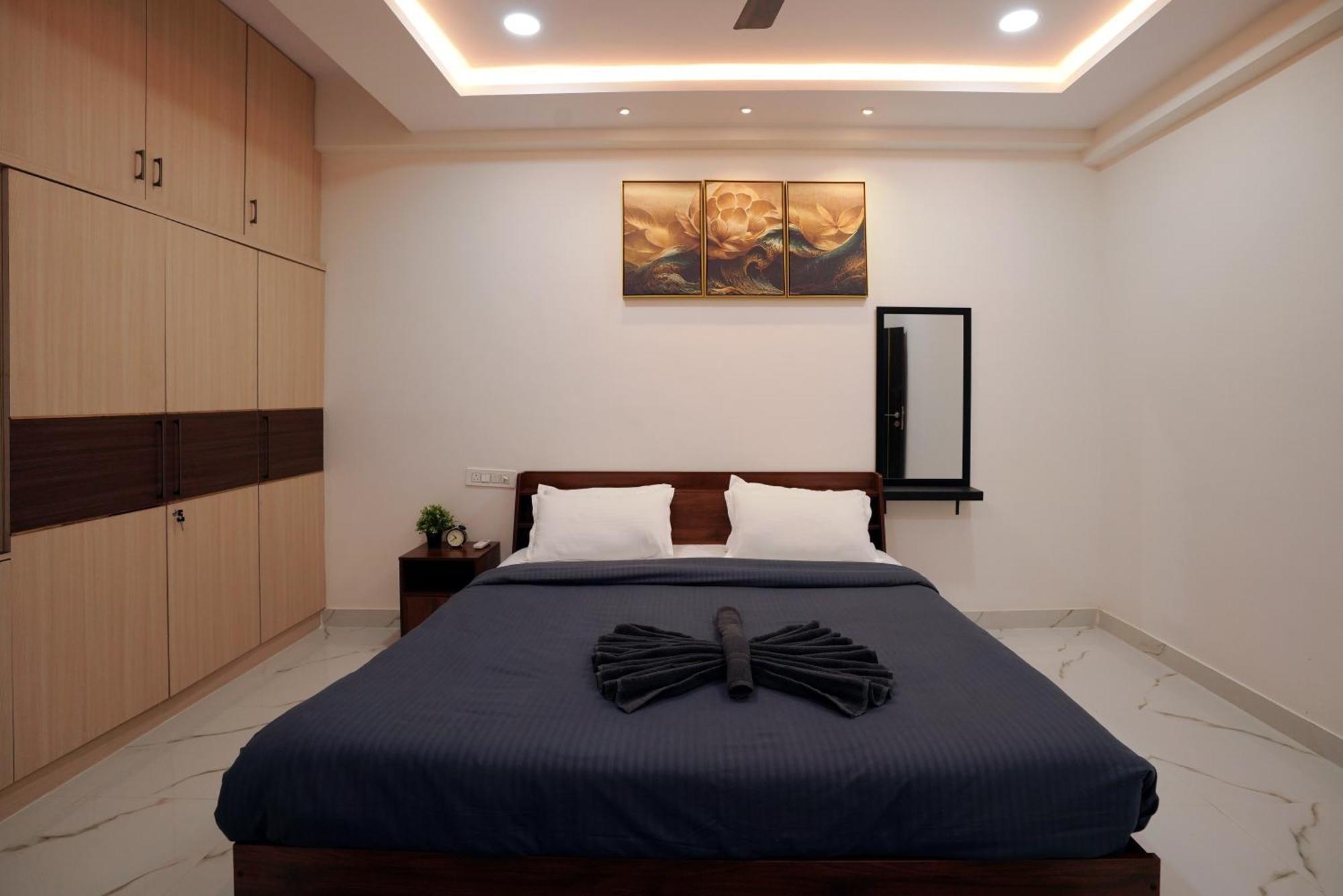 N Cube Serviced Apartments Hyderabad Esterno foto