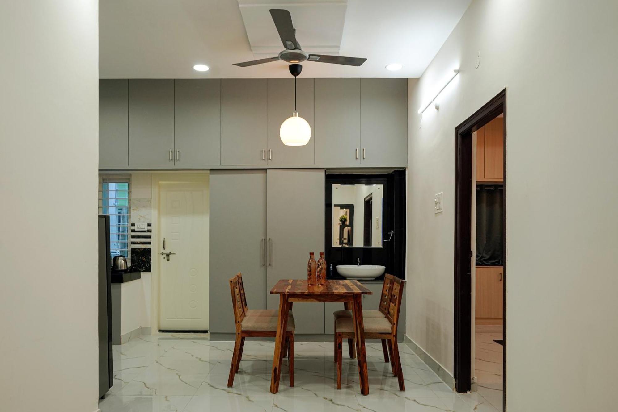 N Cube Serviced Apartments Hyderabad Esterno foto