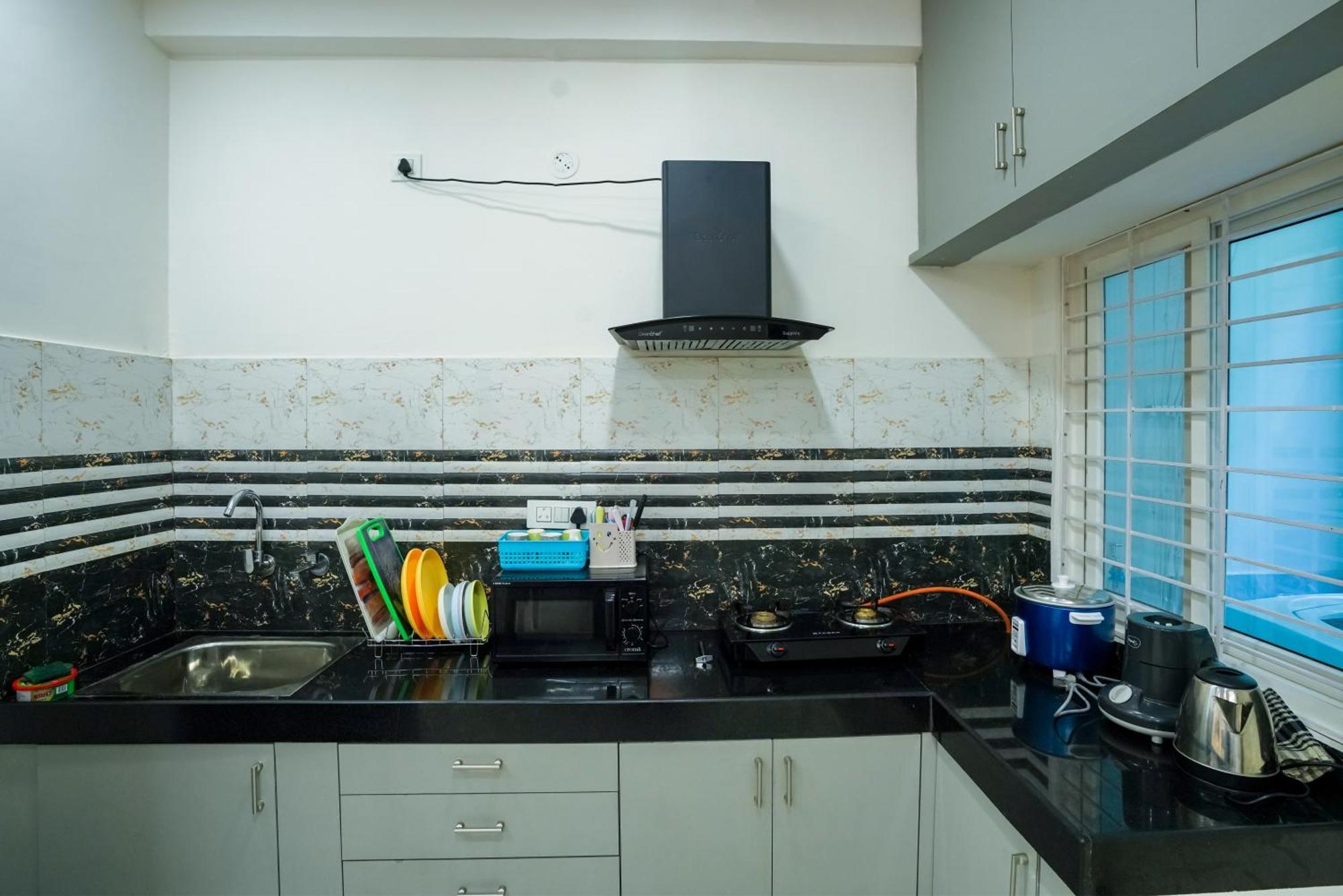 N Cube Serviced Apartments Hyderabad Esterno foto